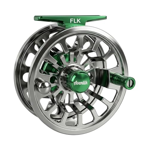FLK II Fly Fishing Reel Aluminum Trout 3 (7/9wt / Silver-without Line)