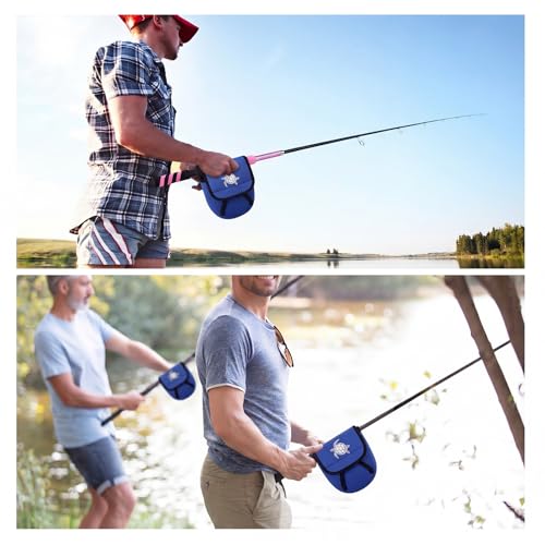 3 Pcs Fishing Spinning Reel Cover (Blue / Classic)