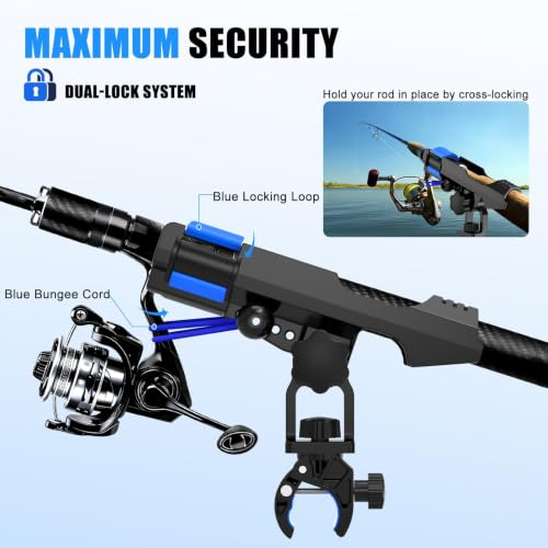 Clamp On Rod Holder for Fishing Boat