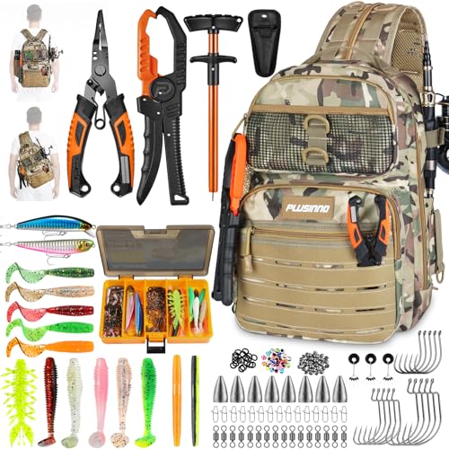 Fishing Backpack with Fishing Gear