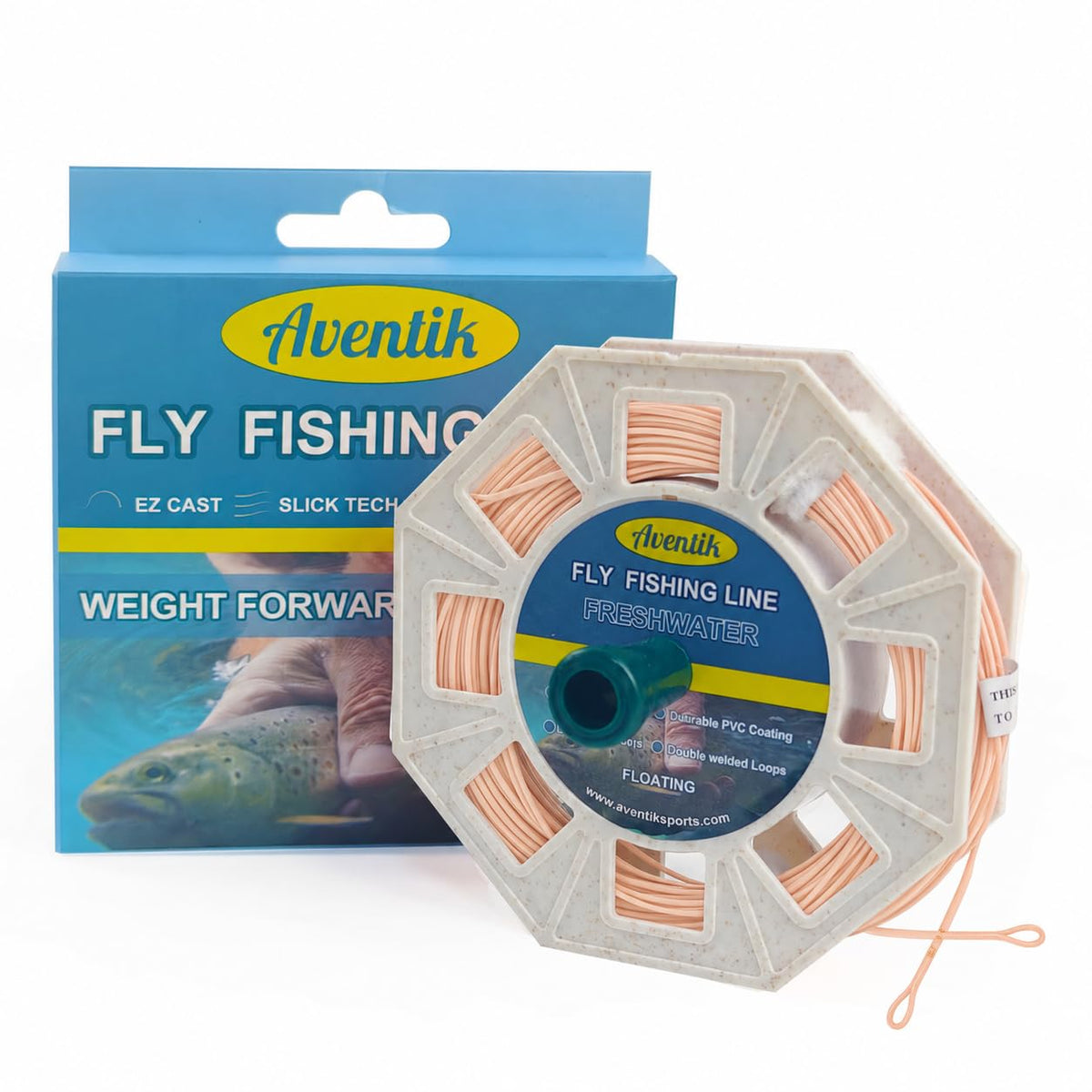 ProWeight WF Floating Fly Line with Welded Loops (Peach / 5F)