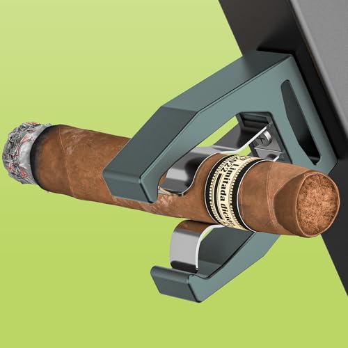 Magnetic Cigar Holder with Secure Grip & Hook & Loop Strap