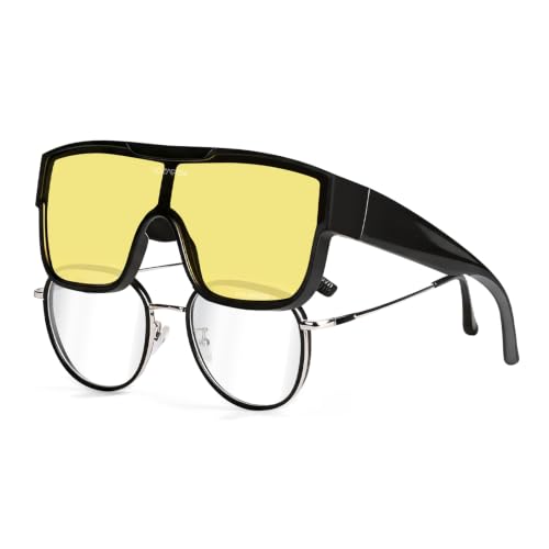 Polarized Fit Over Glasses Sunglasses for Men Women UV Protection