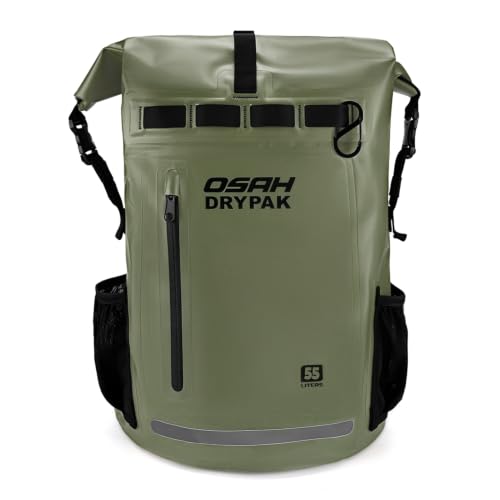Waterproof Dry Bag Backpack 25L (Green / 55L)