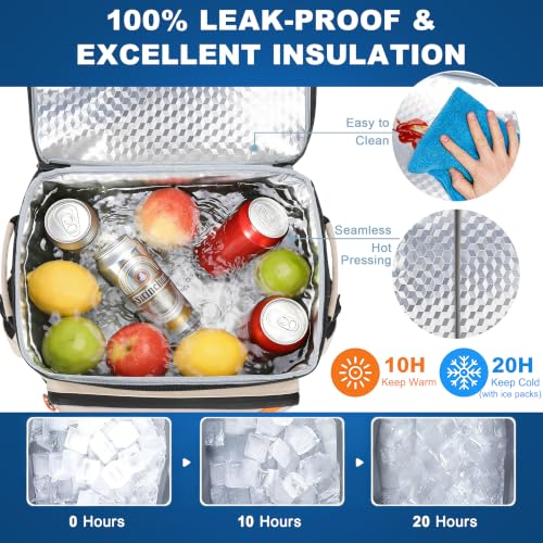 50 Can Large Waterproof Insulated Cooler Backpack
