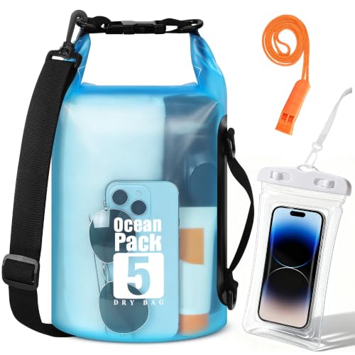 Waterproof Dry Bag for Kayaking (Blue / 5L)