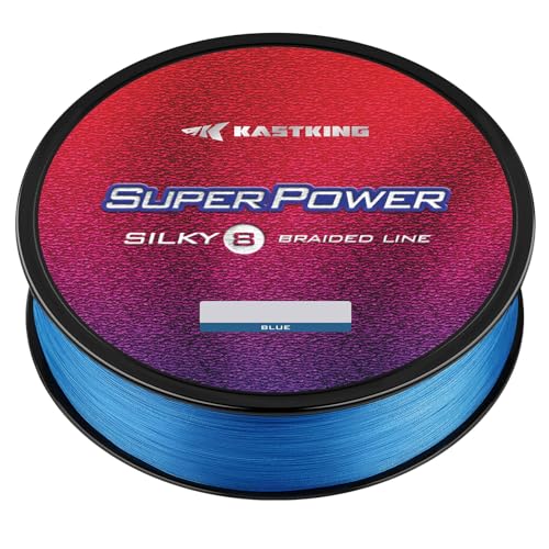 Superpower Silky8 Braided Fishing Line (X8-Blue / 40LB(300 Yds))