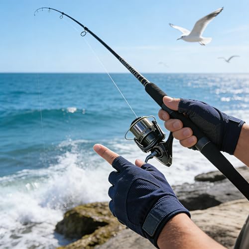 Heavy Duty Spinning Reel Metal Body with CNC Machined Spool 55LB Max Drag 8+1 Bearings Ultra Smooth 4.6 (BP13000 / Large)