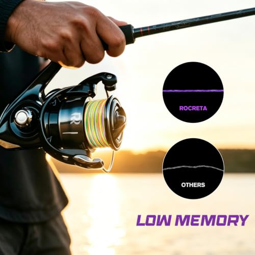 Aura Braided Fishing Line (Rainbow / 15LB(500YDS))