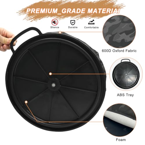 Fishing Bucket Backpack for 5 Gallon Bucket with Seat