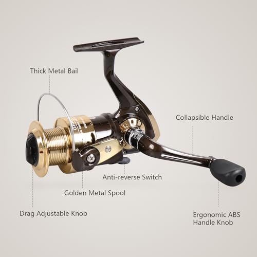 Spinning Fishing Reel for Freshwater Saltwater Fishing