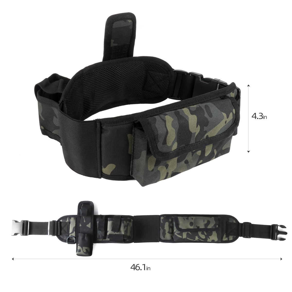 Lightweight Utility Waist Pack (Army Green Camo)