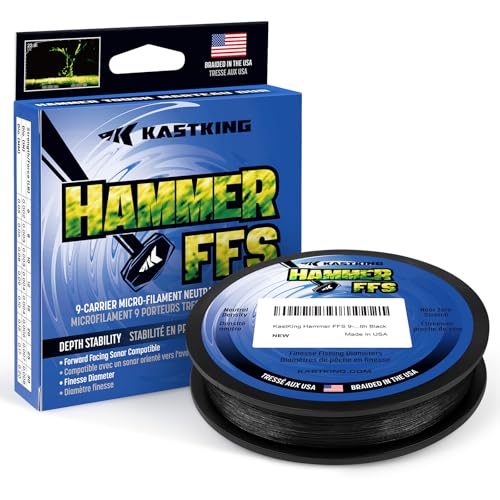 Hammer FFS Braided Fishing Line (Stealth Black / 6LB/150Yds)