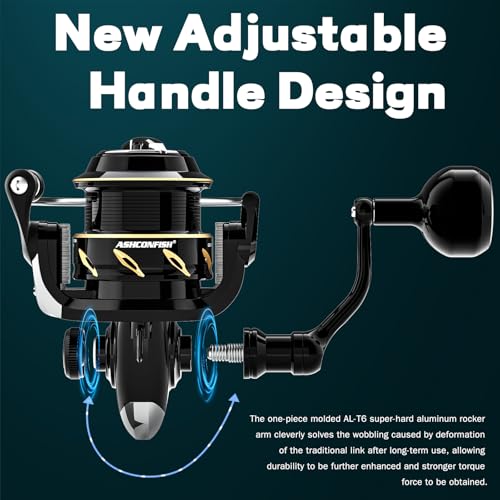 DF Series Spinning Reel Saltwater & Freshwater Fishing Reel (5000 / Shallow Spool Line Cup(dfb))