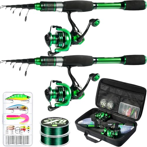 Telescopic Fishing Rod and Reel Combo