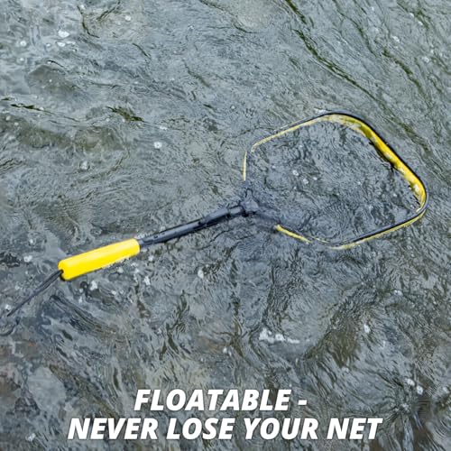 Floating Fishing Net for Fly Fishing (Yellow)
