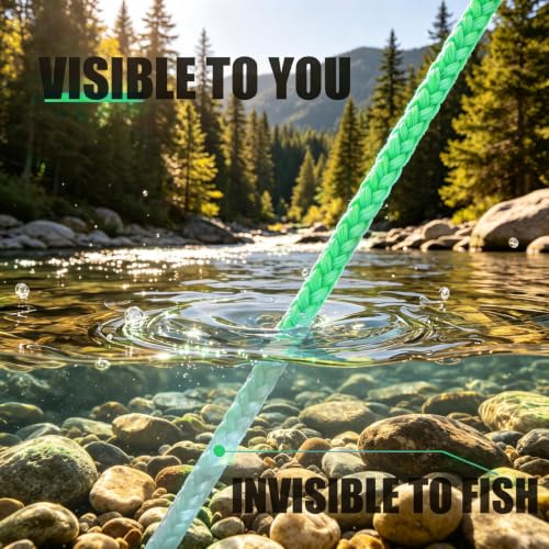 8 Strand Braided Fishing Line (Seafoam Green / 6LB(150Yds))