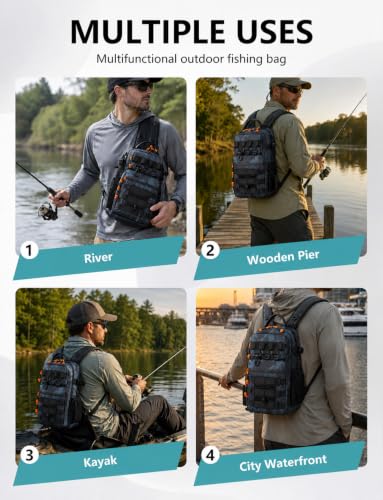 2 in 1 Compact Tactical Fishing Backpack with Tackle Boxes (green)