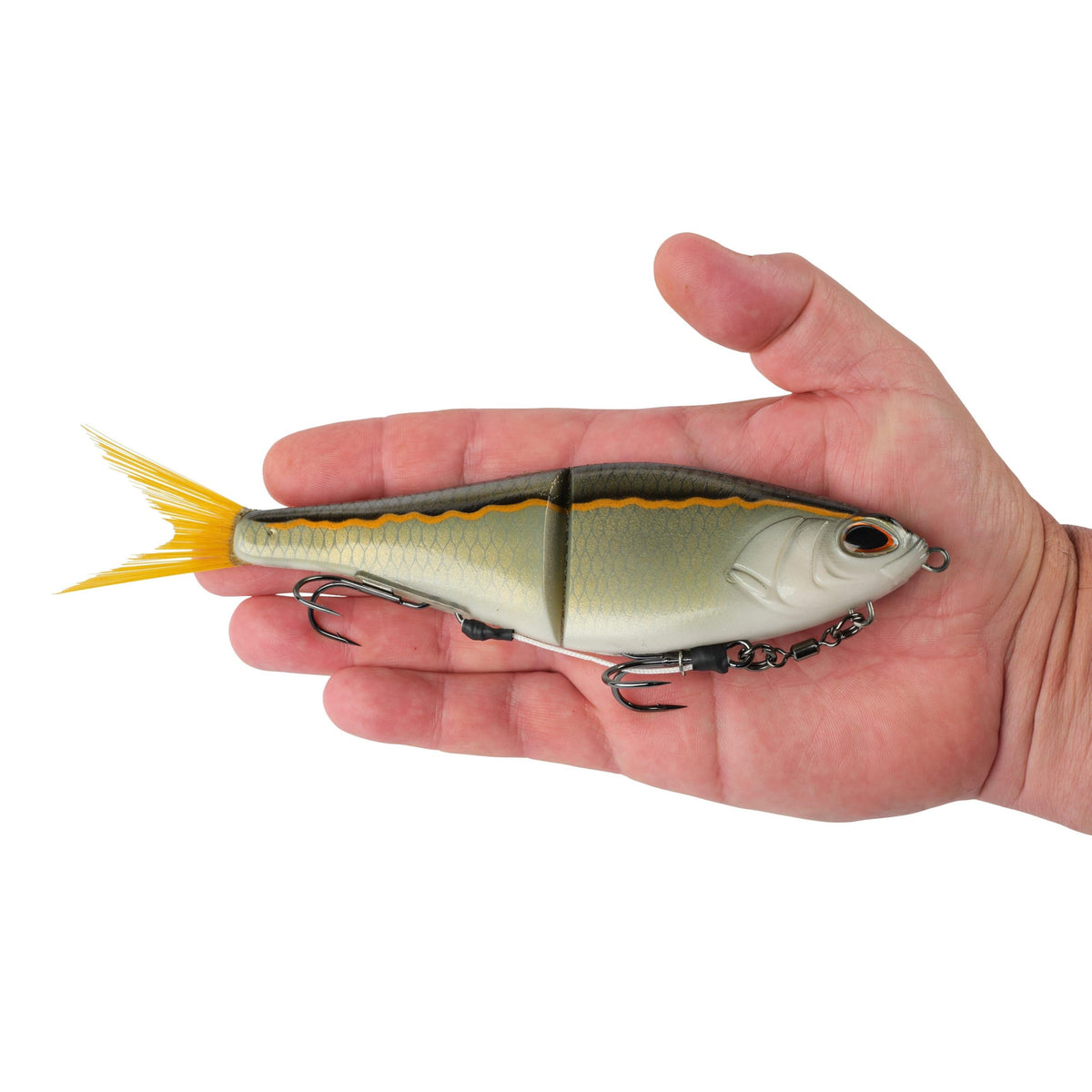 PowerBait Chop Block Fishing Soft Bait (Golden Shiner / 8 in - 2.2 oz)