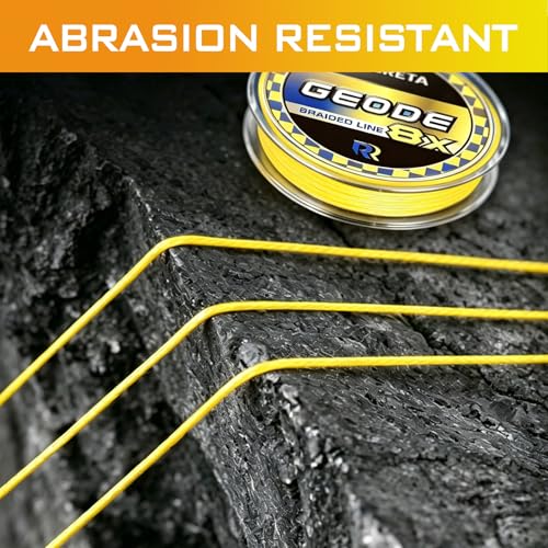 Geode Braided Fishing Line (Yellow / 50LB(500YDS))