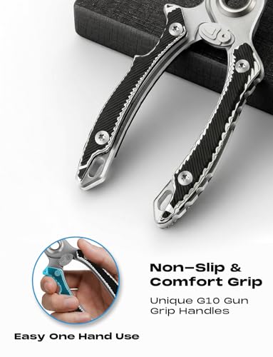 Anti Twist Fishing Pliers with Multi (Black/White / 7.1“)
