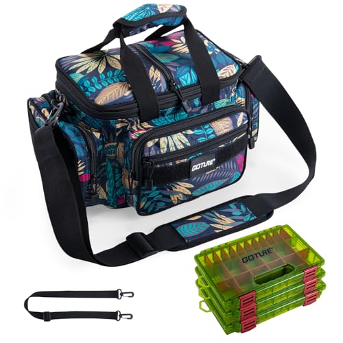 Fishing Tackle Bag with Tackle Boxes