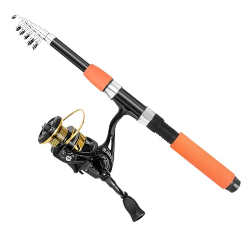 Telescopic Fishing Rod and Reel Combo Set