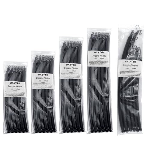 6pk Slip Stick Drifting Sinkers Catfish Trolling Weights