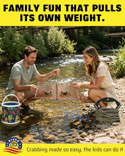 2 Pack Castable Crab Trap Kit (Red/ 2 Pack)