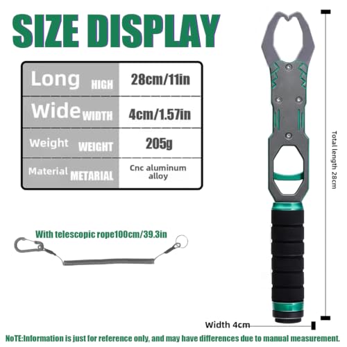 Fish Lip Gripper with 40lbs Built