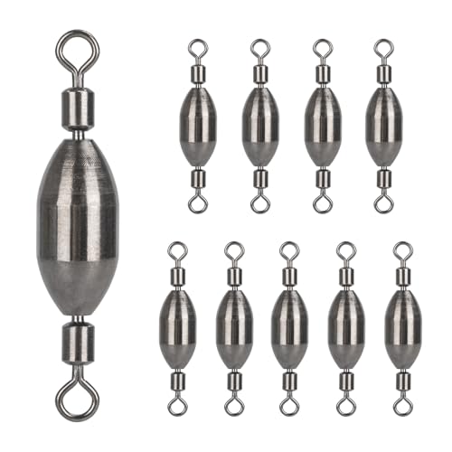 Brass Fishing Sinker Swivel (1/4OZ-10PCS)