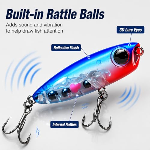 Topwater Fishing Lures (Style A-0.11oz/5PCS)