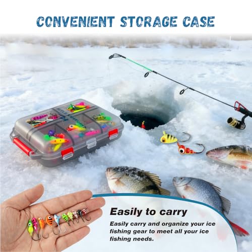 Master Ice Fishing Jigs Kit (C-60PCS)