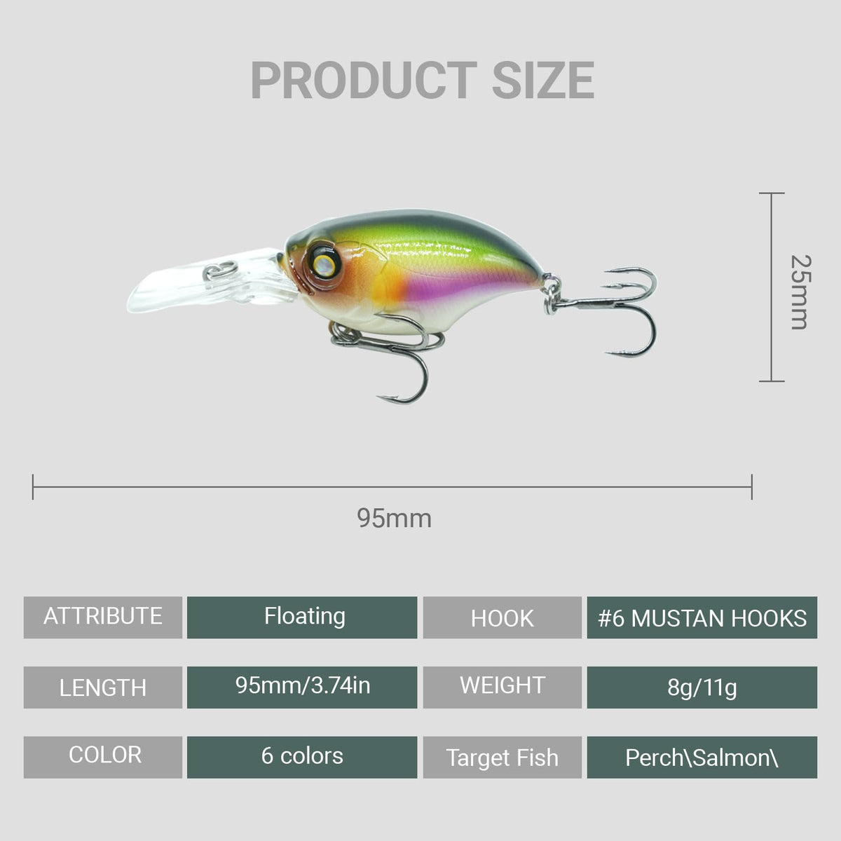 Deep Diving Crankbait (8A-3)
