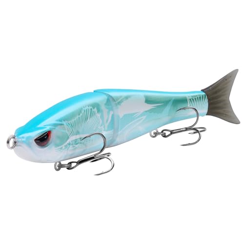 SwimShad Glide Baits Jointed Swimbait Bass Pike Salmon Trout Muskie Fishing Lure