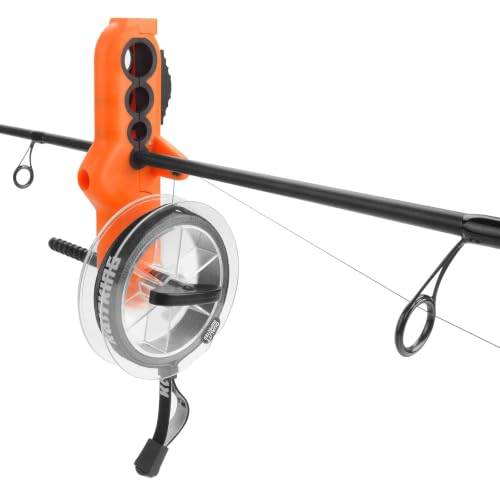 Patented Radius Fishing Line Spooler (E: Line Spooler - Orange)