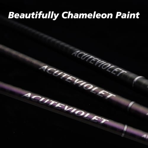 PURELURE ACUTEVIOLET 7ft Spinning Bass Rod Medium Light Boat Fishing Rod (Spin: S722ml- Medium Light - Regular Fast-2pcs)