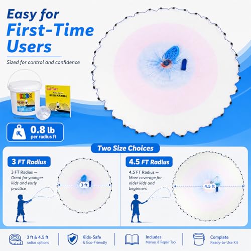Fishing Cast Net for Kids