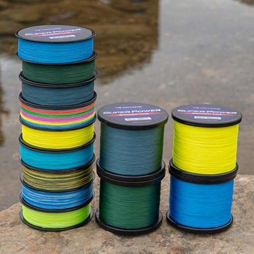 Superpower Braided Fishing Line (X4-New-Camo / 10LB(150 Yds))