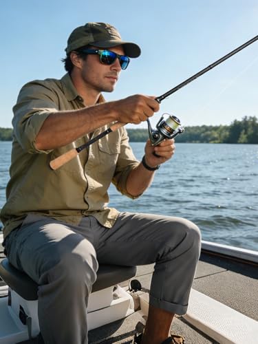 7Ft Casting Fishing Rod (7'0"-Medium Heavy-Fast-Black)