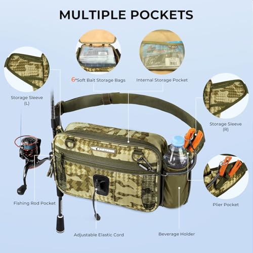 BaitSpace Waist Bag (Khaki Camo)