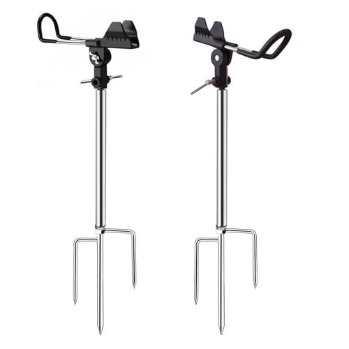 2 Pack Fishing Rod Holder for Ground