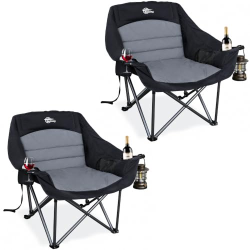 Oversized Camping Chairs for Adults Folding Lawn Chair