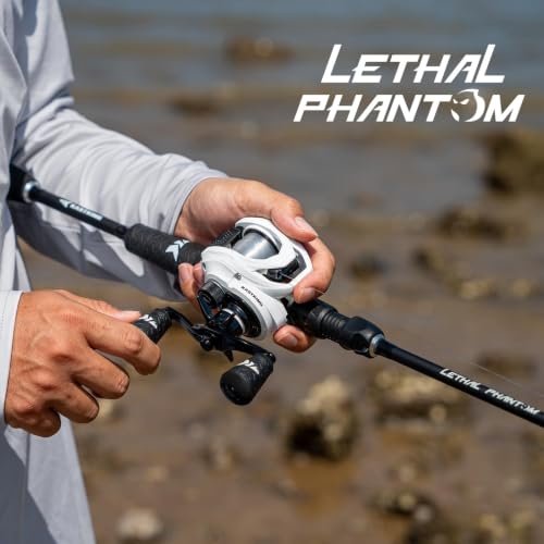 Lethal Phantom Baitcasting Fishing Reels with 7.3