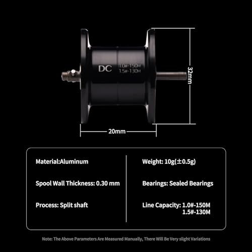 PURELURE Zana Baitcaster Reel DC Side Cover + DC Spool Left Hand (ZANA - DC side cover+spool- Left)