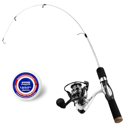 Ice Fishing Rod and Reel Combo (Silver / 27" - Medium Light)