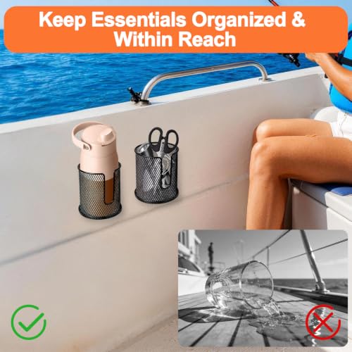 3PCS Boat Storage Mesh Bag