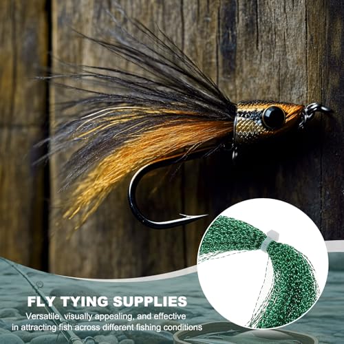 Crystal Flash Fly Fishing Line (Dark Green)