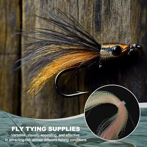 Crystal Flash Fly Fishing Line (Pearlescent Yellow)