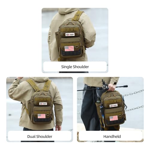 Fishing Tackle Backpack (Khaki)